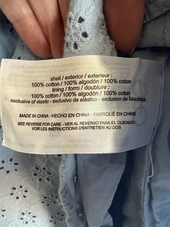 JESSICA SIMPSON Mini Babdoll Eyelet Dress Size XS - Picture 5 of 6